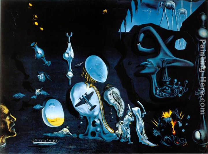 Idylle Atomique painting - Salvador Dali Idylle Atomique art painting